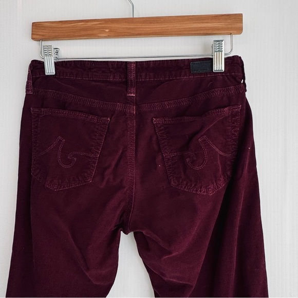 AG Adriano Goldschmied Women's Deep Red corduroy Skinny pants the legging super - Picture 8 of 8